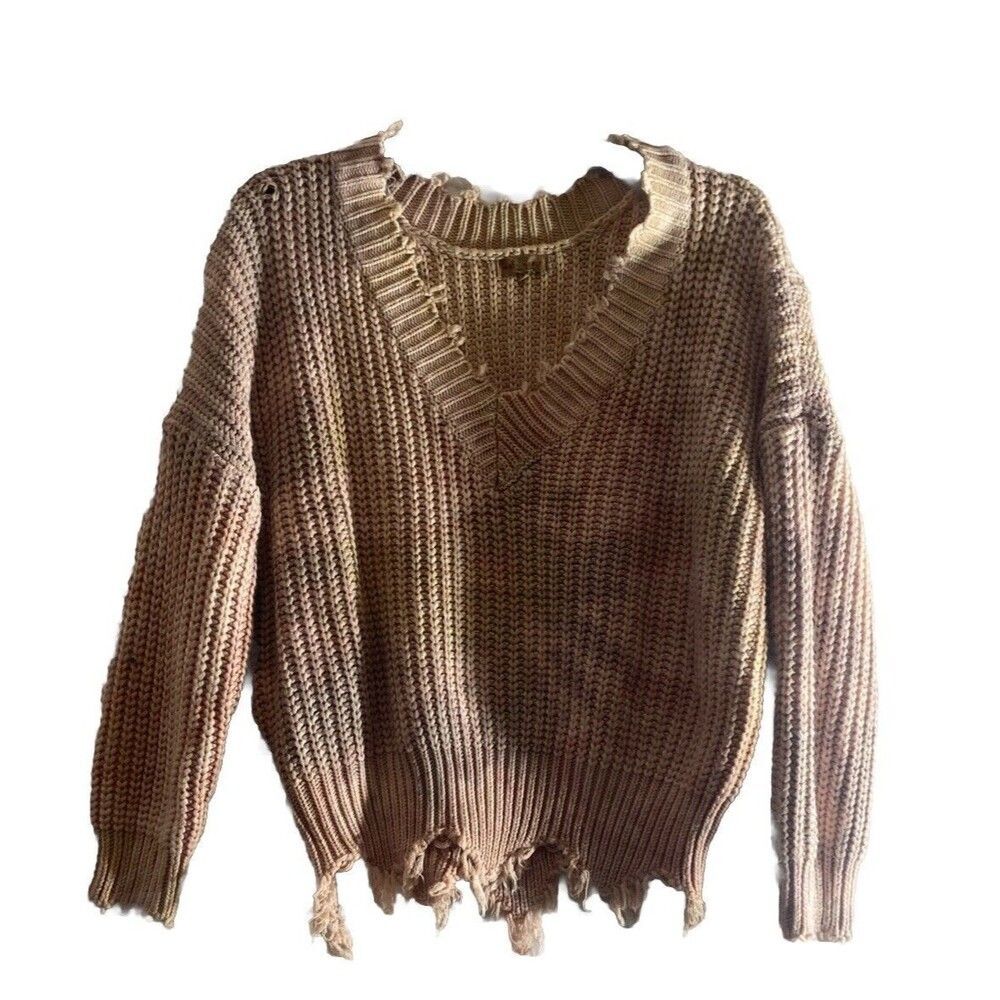 Main Strip Pink sweater Size small